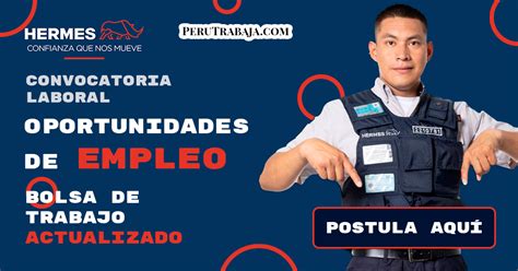 trabajo en hermes lima|Ofertas de empleo Hermes en Lima .